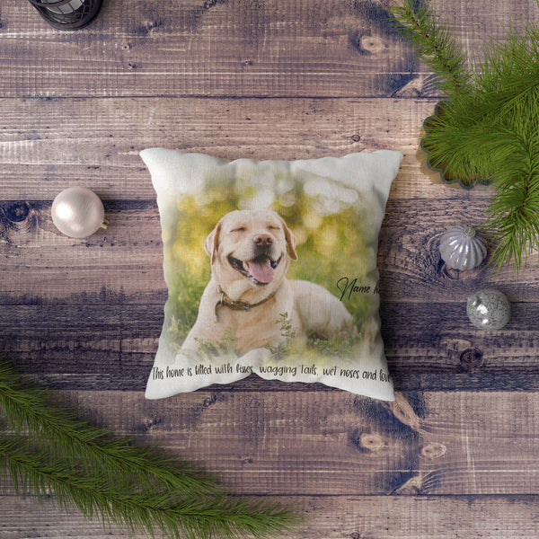 Custom Dog Lover Pillow, Dog Portrait Pillow, Dog Mom Dad Dog Dog Owner| JPL17