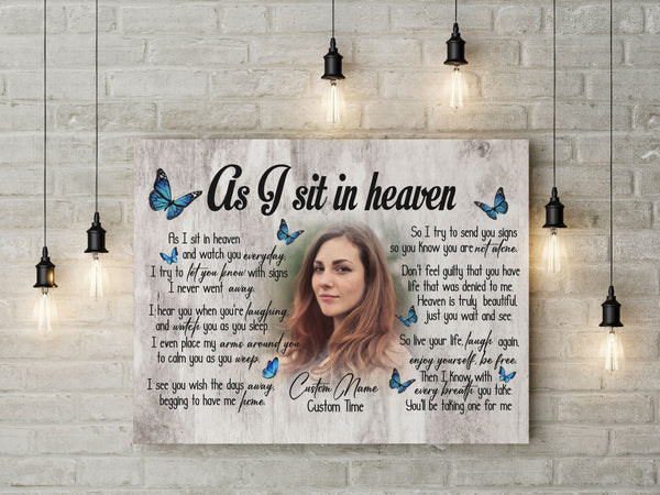 Personalized Memorial Gifts for Loss of Loved one Meaningful Sympathy Gift for Loss of Sister Daughter VTQ43