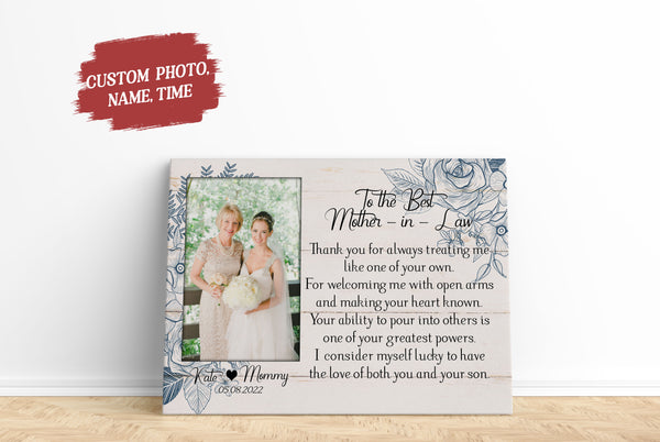 Personalized Mother Day Gifts| to My Mother-In-Law Canvas, Mother-in-Law Gift, Best Mother-in-Law, Mother-in-Law Birthday Gift, Gifts for Mother In Law on Mother’ Day| AP581