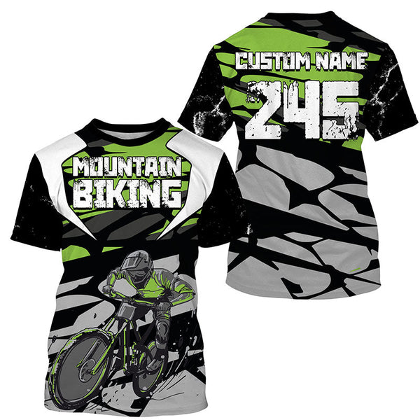 Mountain biking jersey kids youth UPF30+ MTB shirt boys girls cycling jersey mens downhill clothes| SLC255