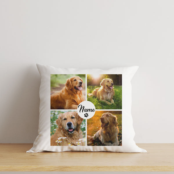 Custom Dog Photo Collage, Dog Pillow, Gift for Dog Lovers, Dog Owner, Dog Mom| JPL04