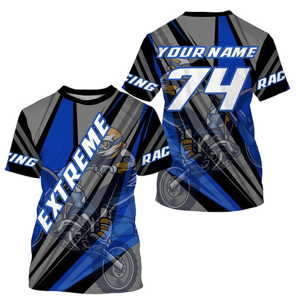 Extreme dirt bike riding jersey custom kid women men UPF30+ Motocross shirt off-road motorcycle  PDT286