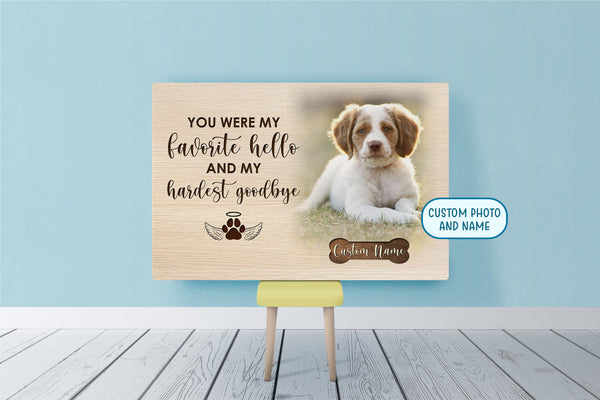 Pet memorial gifts, Dog memorial gifts, Loss of dog sympathy gifts, Dog passing away gifts - VTQ177