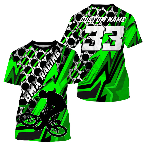 Personalized BMX racing jersey UPF30+ stunt riding Adult&Kid racewear Extreme off-road Cycling gear| SLC54