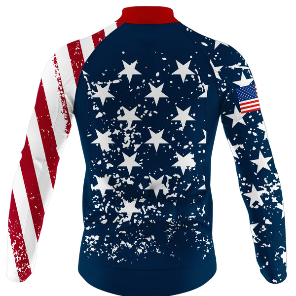 American Mens road cycling jersey Anti-UV US cycle gear 3 Pockets Custom team BMX MTB racing jersey| SLC66