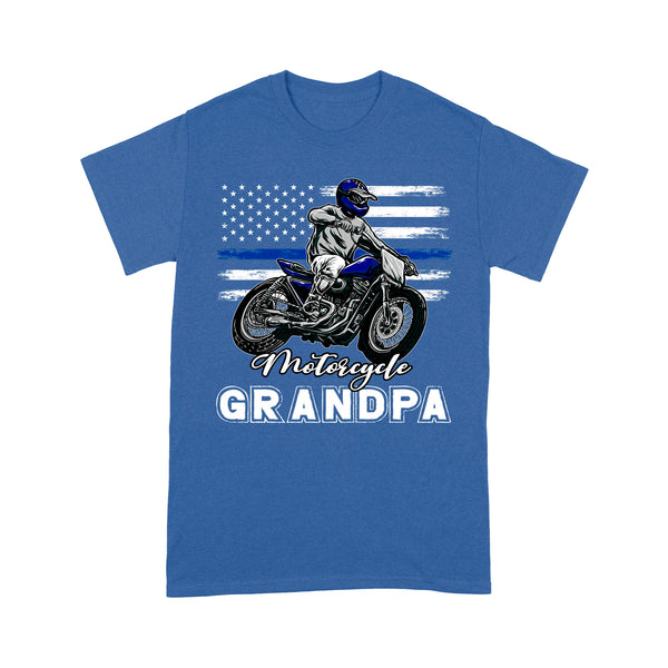 Grandpa Dirt Bike Men T-shirt - Motorcycle Grandpa - Cool Old Man Motocross Biker Tee| NMS210 A01