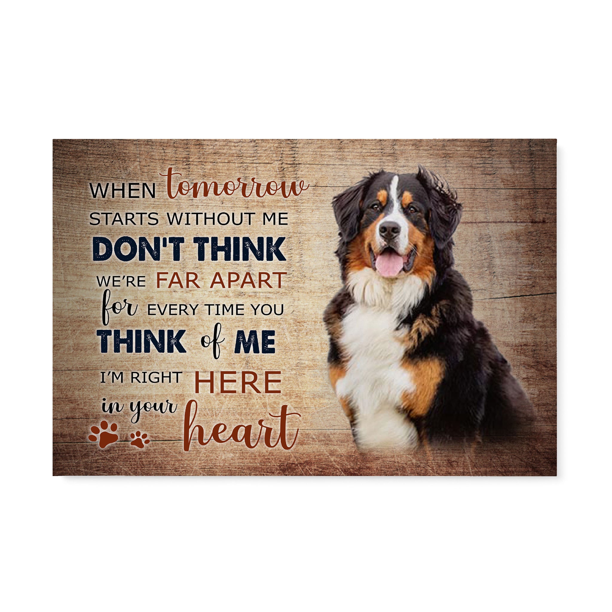 Pet Memorial Canvas - Dog Memorial Custom photo for Pet Loss of Gift - Dog Remembrance Canvas Dog with Sympathy Pet