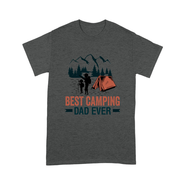 Best Camping Dad Ever | Camping Dad Camper Father Camping Dad T-Shirt | Dads Love To Go Camping Vintage Shirts| NS83 Myfihu
