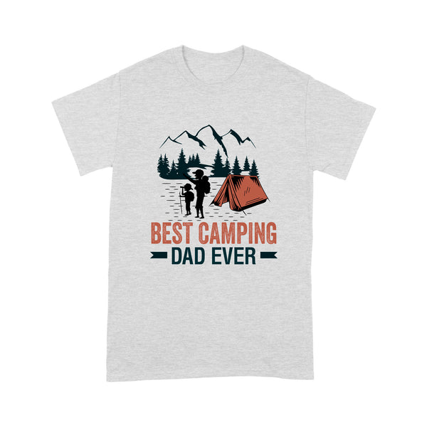 Best Camping Dad Ever | Camping Dad Camper Father Camping Dad T-Shirt | Dads Love To Go Camping Vintage Shirts| NS83 Myfihu