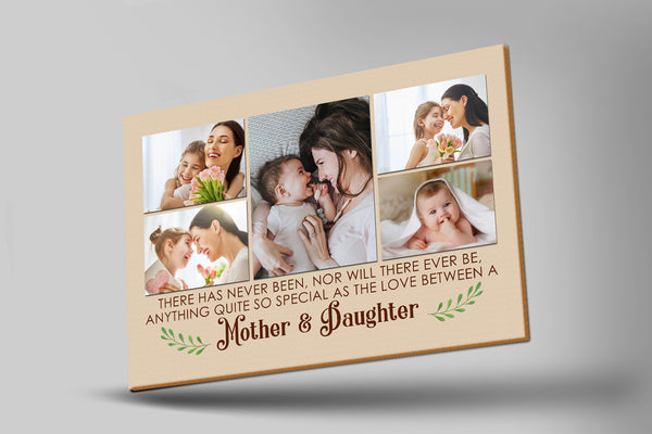 Custom Canvas for Mom| Mother and Daughter Photo Collage Wall Art| Mom Gift for Mother's Day Gift JC845