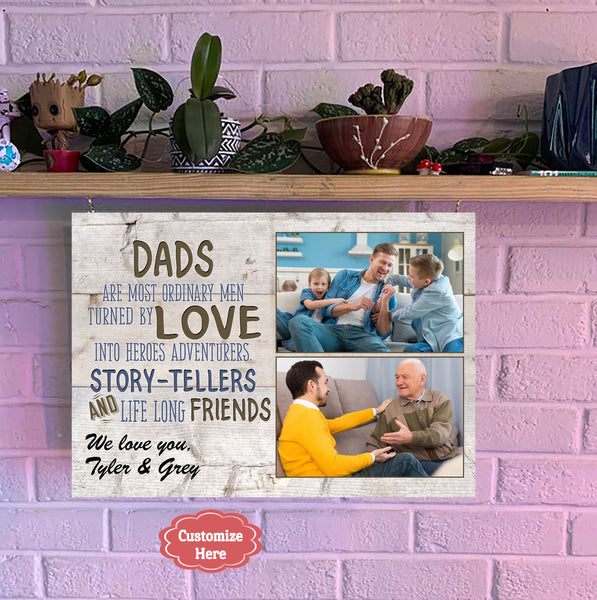 Personalized Canvas for Dad| You're The Dad Everyone Wishes They Had Canvas| Dad Gift for Christmas, Birthday, Thanksgiving| Gift for Dad on Father's Day| JC720