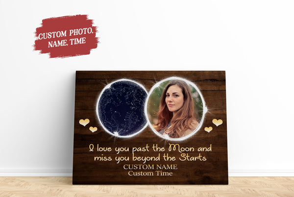 Sympathy gifts for loss of loved one, Memorial Canvas/Premium poster for loss of father mother - VTQ167