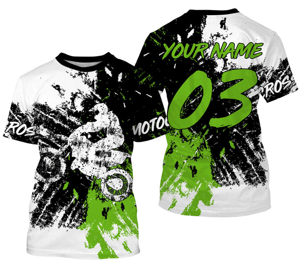 Custom motocross jersey adult&kid UV dirt bike MX racing shirt motorcycle off-road biker racewear NMS942