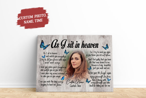 Personalized Memorial Gifts for Loss of Loved one Meaningful Sympathy Gift for Loss of Sister Daughter VTQ43