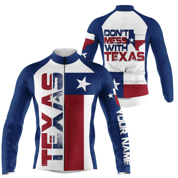 Don't mess with Texas men women Cycling jersey with 3 Pockets UPF50+ bike shirts MTB BMX gear| SLC173