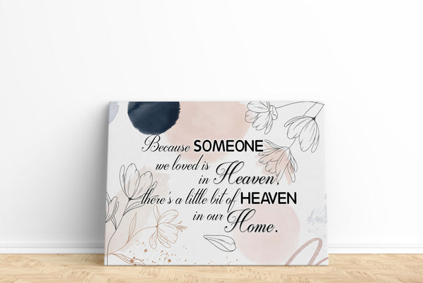 Memorial Bereavement Canvas for Loss of Loved One Remembrance Sympathy Gift for Loss of Dad Mom VTQ29