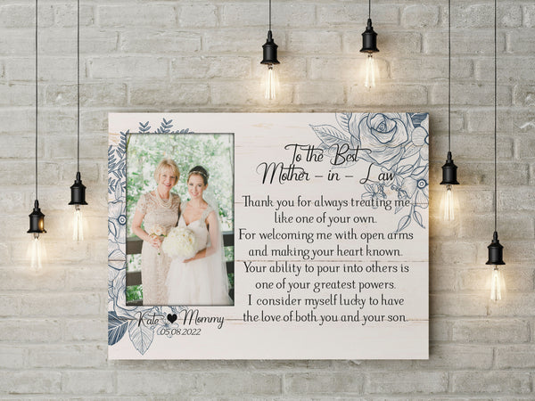 Personalized Mother Day Gifts| to My Mother-In-Law Canvas, Mother-in-Law Gift, Best Mother-in-Law, Mother-in-Law Birthday Gift, Gifts for Mother In Law on Mother’ Day| AP581