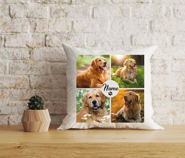 Custom Dog Photo Collage, Dog Pillow, Gift for Dog Lovers, Dog Owner, Dog Mom| JPL04