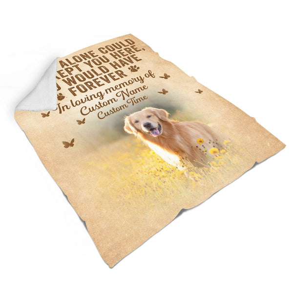 Personalized Dog Memorial Blanket - In Loving Memory of Dog Blanket Memorial Blanket for Dog Sympathy Gift for Loss of Dog, for Dog Owners Dog Remembrance - JB276