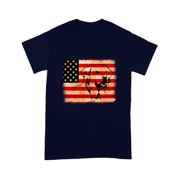 Patriotic USA Flag Labrador Shirt for Lab Owners Lab Mom Lab Dad, Labrador Lover T-shirt| JTSD322