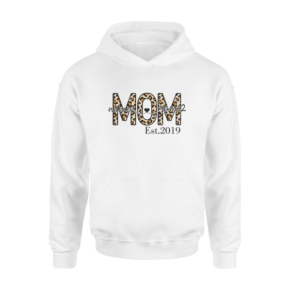 Custom kid name Mom Est shirt, Mother's day Shirt, Mother's Day Gift For Mom, Mother's Day Gift D05 NQS1594 - Standard Hoodie