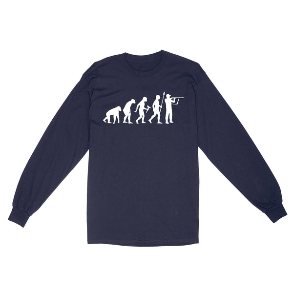 Hunting evolution, hunting gift for men long sleeve TAD02