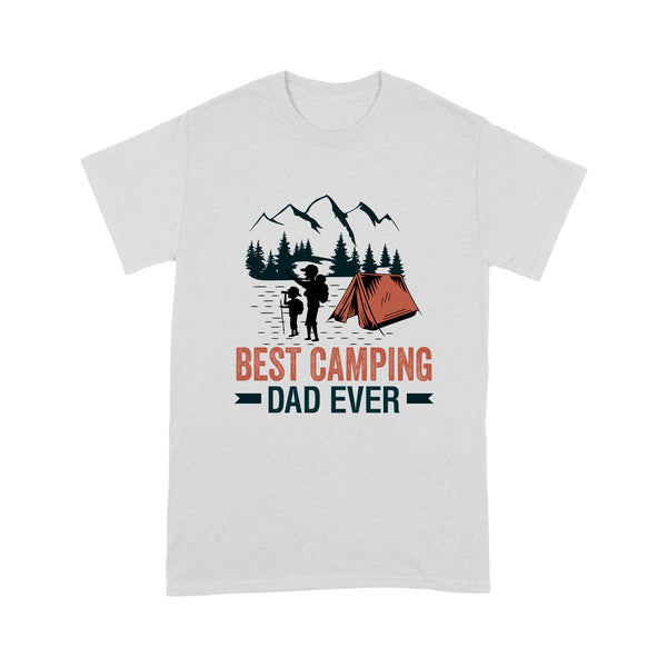 Best Camping Dad Ever | Camping Dad Camper Father Camping Dad T-Shirt | Dads Love To Go Camping Vintage Shirts| NS83 Myfihu