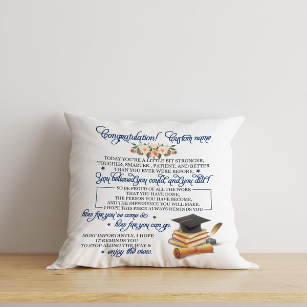 Graduation Pillow| You Believe You Could You Did Throw Pillow| Custom Graduation Gift for Daughter Son JPL38