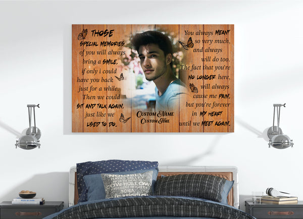 Personalized Memorial Gifts for Loss of Loved one, Deepest Sympathy Keepsake for Loss of Brother VTQ63