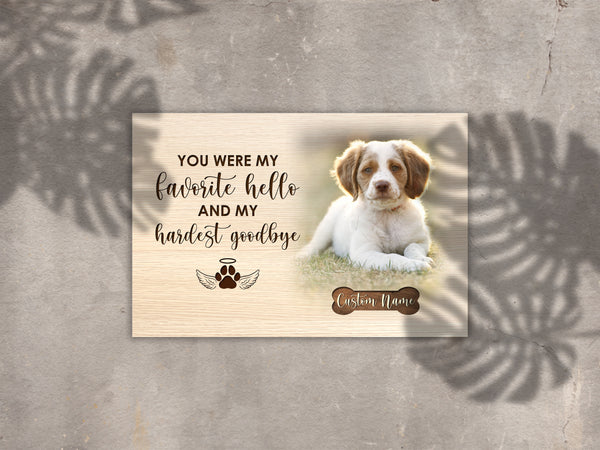 Pet memorial gifts, Dog memorial gifts, Loss of dog sympathy gifts, Dog passing away gifts - VTQ177