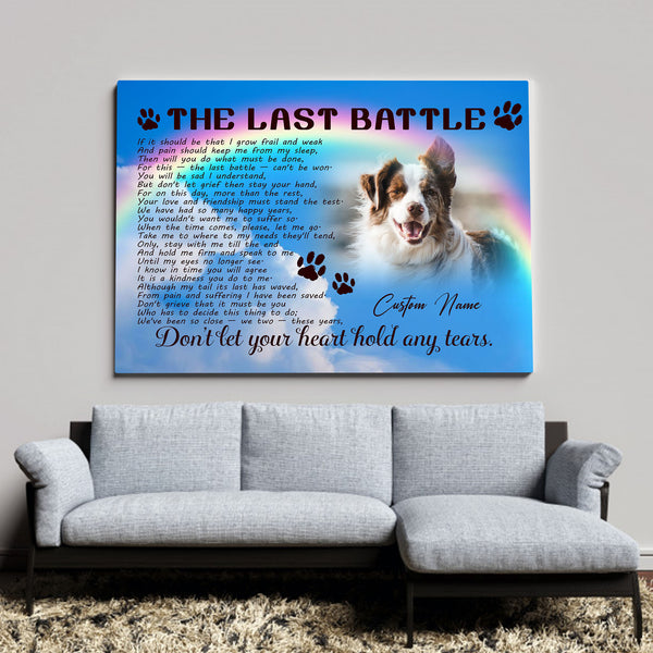 Dog memorial gifts, Loss of dog sympathy gifts, Dog passing away gifts, Pet memorial gifts - VTQ161