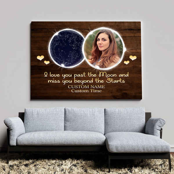 Sympathy gifts for loss of loved one, Memorial Canvas/Premium poster for loss of father mother - VTQ167