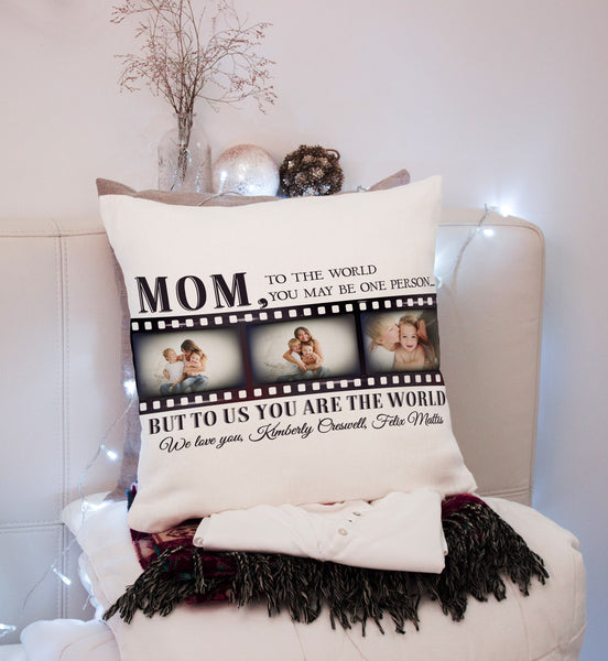 Best Mom Ever Personalized Pillow (Insert Included) Mother's Day Gift 1-side Print| NPL108