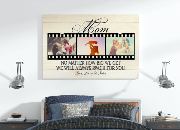 Personalized Mom Canvas - Best Mom Ever Mother's Day Gift for Mom Custom Photo Collage, I Love You Mom| N2463