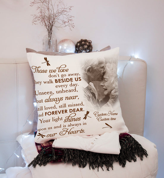 Memorial Pillow for Loss of Loved One| Personalized Memorial Gift Sympathy Gift In Loving Memory| JPL91