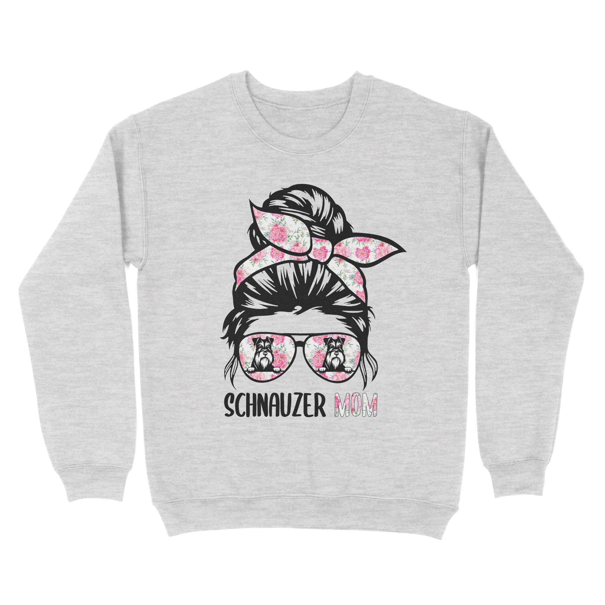 Dog mom mother's day schnauzer mom Sweatshirt A222