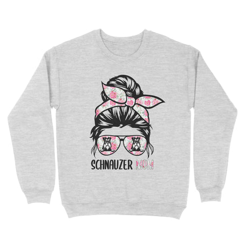 Dog mom mother's day schnauzer mom Sweatshirt A222