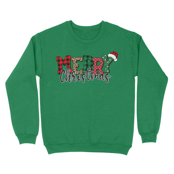 Merry Christmas Sweatshirt, Cute Xmas Shirt FFS - IPHW1925