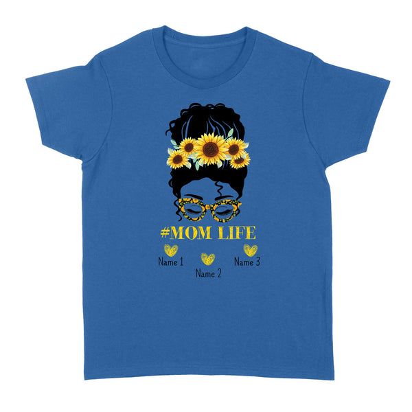 Beautiful mom life shirt sunflower customize name kids, mother's day shirt ideas D06 NQS1540 - Standard Women's T-shirt