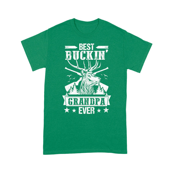 Best buckin' grandpa ever, hunting gifts for grandpa T-shirt TAD02
