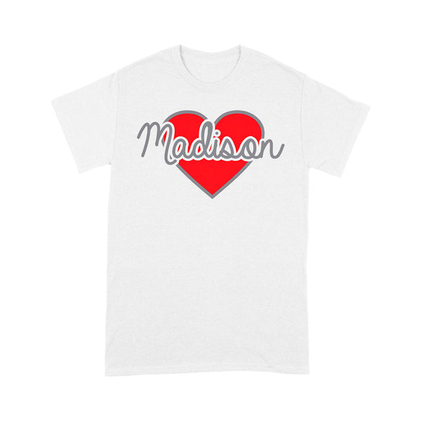 Heart Personalized Valentine T-shirt - Gift for Boyfriend, Girlfriend on Valentine day - FSD1007