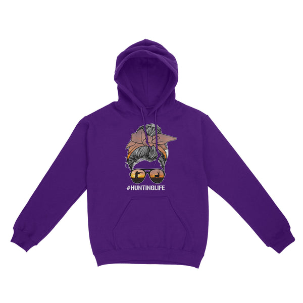Christmas gift, hunting gift for hunter wife hunting life hoodie TAD02