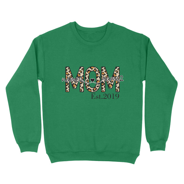 Custom kid name Mom Est shirt, Mother's day Shirt, Mother's Day Gift For Mom, Mother's Day Gift D05 NQS1594 - Standard Crew Neck Sweatshirt