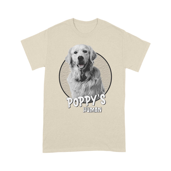 Personalized Dog Lover Shirt - Dog's Human T-shirt - Custom Dog's Photo on Shirt - Gift for Dog Lover, Dog Owner, Dog Mom, Dog Dad - Funny Dog Shirt - JTSD84