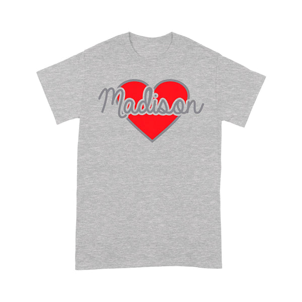 Heart Personalized Valentine T-shirt - Gift for Boyfriend, Girlfriend on Valentine day - FSD1007