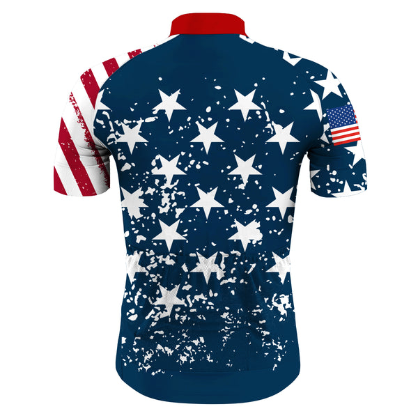 American Mens road cycling jersey Anti-UV US cycle gear 3 Pockets Custom team BMX MTB racing jersey| SLC66