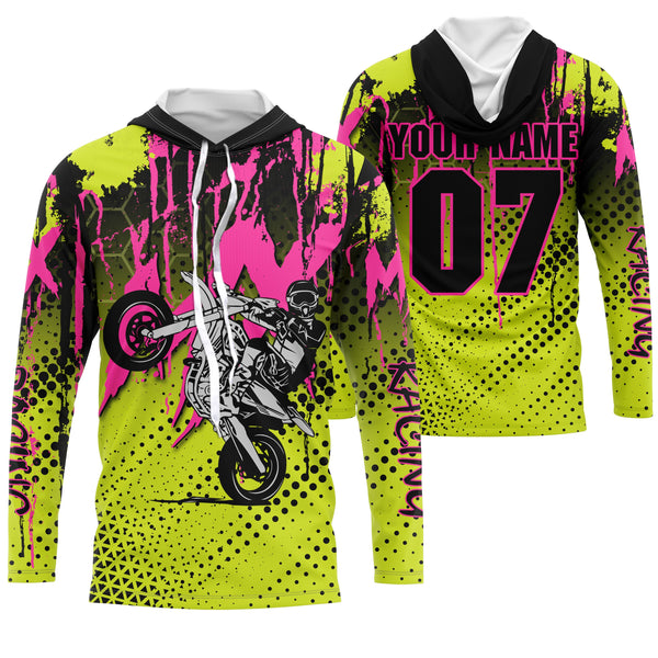 MX racing custom motocross jersey UPF30+ dirt bike off-road motorcycle mens womens youth racewear NMS963