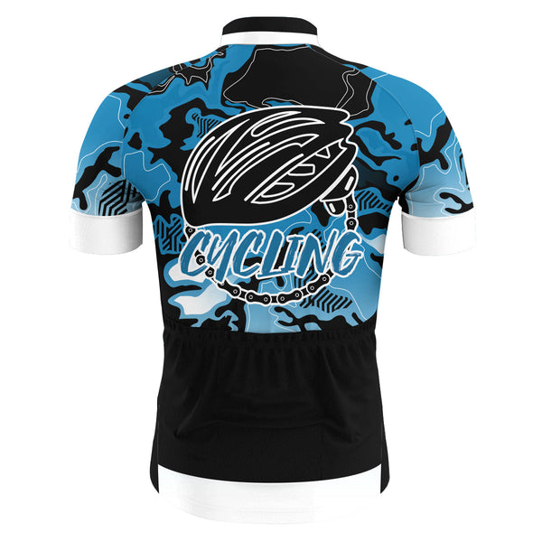 Custom Mens Cycling jersey Camo cycle gear Anti-UV full zip bicycle motocross road MTB BMX racewear| SLC87