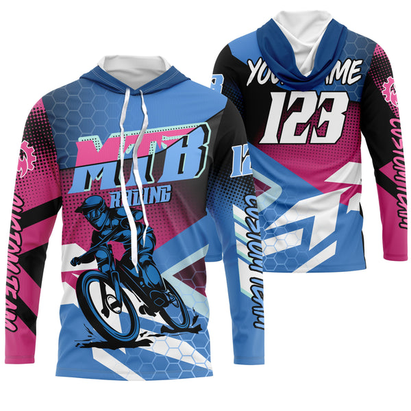 MTB racing jersey Custom mountain bike gear Lightweight UPF30+ sun shirts Enduro Cycling racewear| SLC114