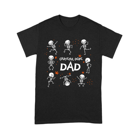 Grateful Dope Dad Shirt | Funny Dabbing Skeleton Shirt | Vintage Dope Shirt For Dad On Halloween, Christmas Shirts, NS60 Myfihu